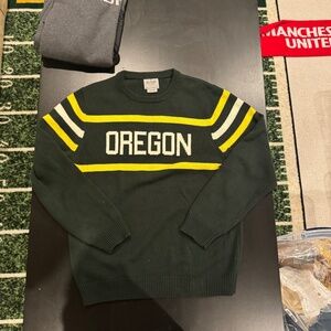 *Vintage/Rare* Men's Hillflint Oregon Ducks Vintage Stadium Knit Sweater size La